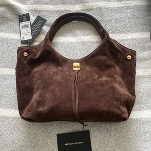 Rebecca Minkoff Dylan Carrysome Bag in chocolate suede